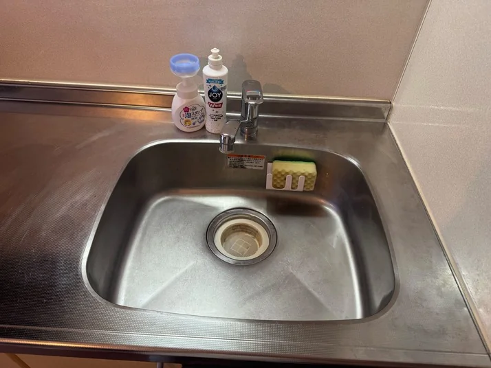 キッチンシンク清掃 After