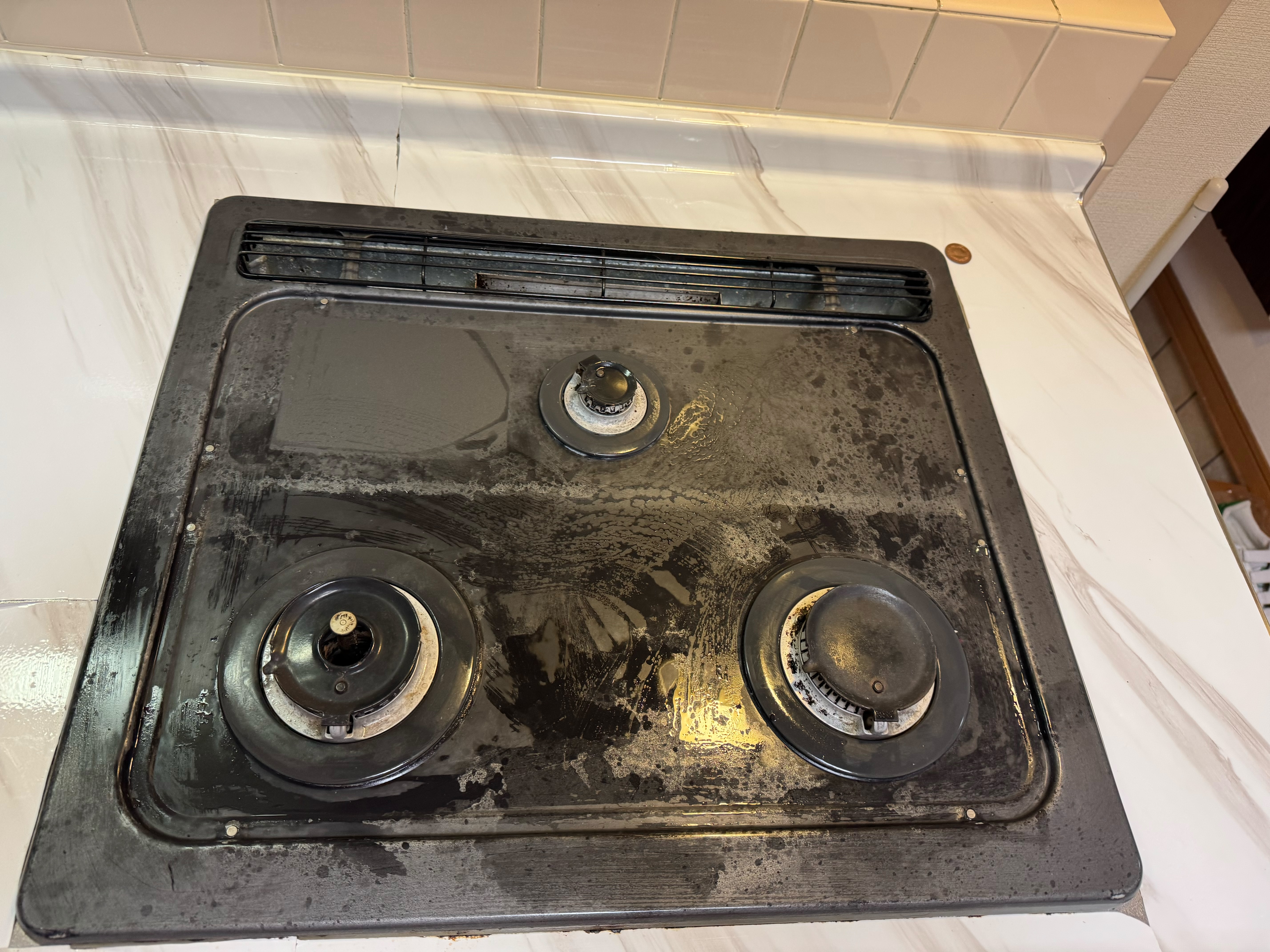 ガスコンロ清掃 After