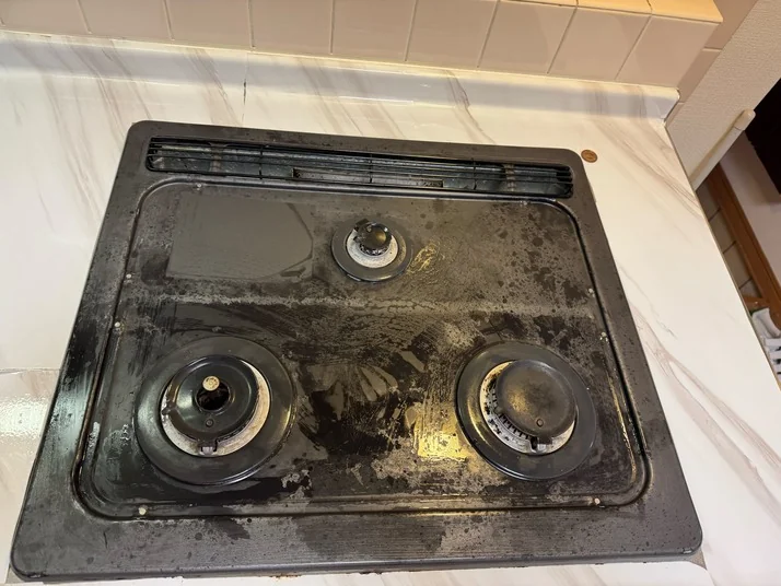 ガスコンロ清掃 After