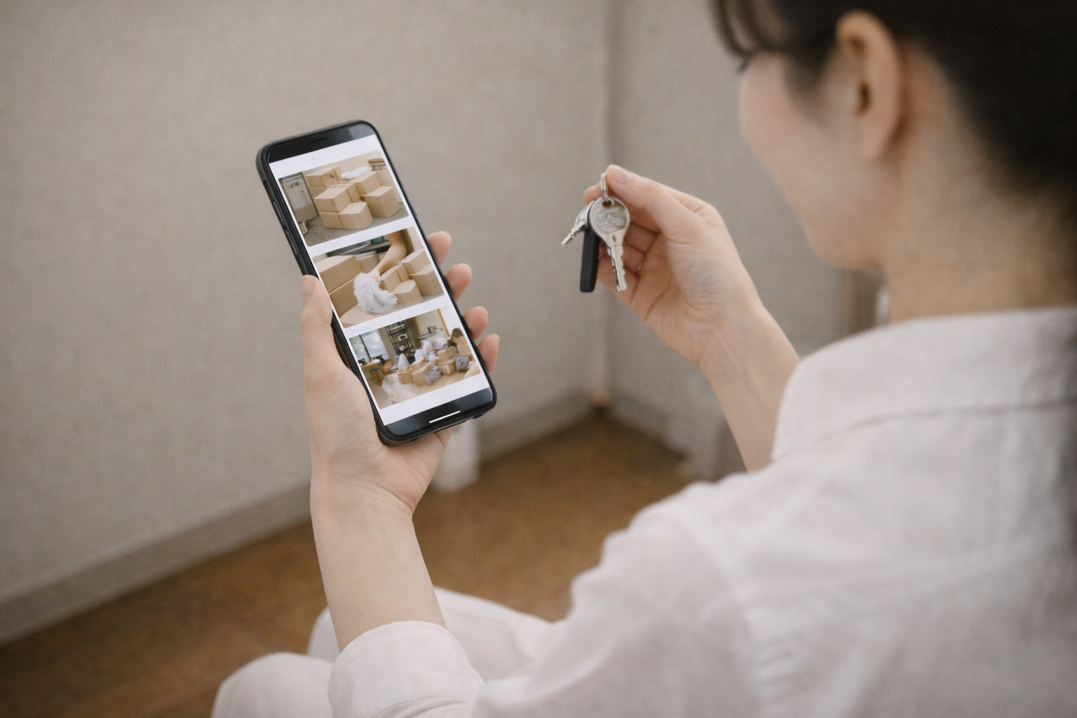 作業事例：マンション2LDK（立ち会いなし）