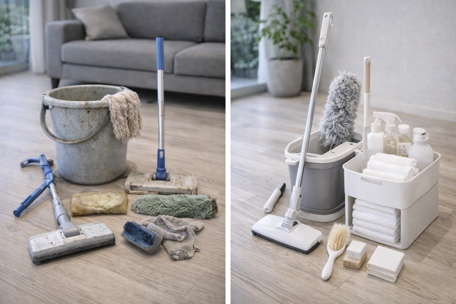 オフィスの床清掃イメージ