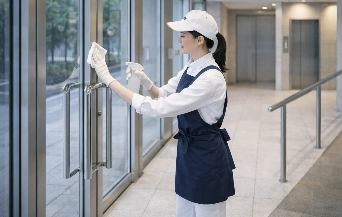 ビル共用部の清掃イメージ